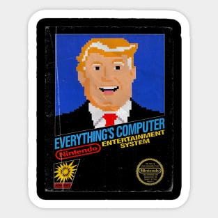 Everything’s Computer – NES Cartridge Parody Sticker